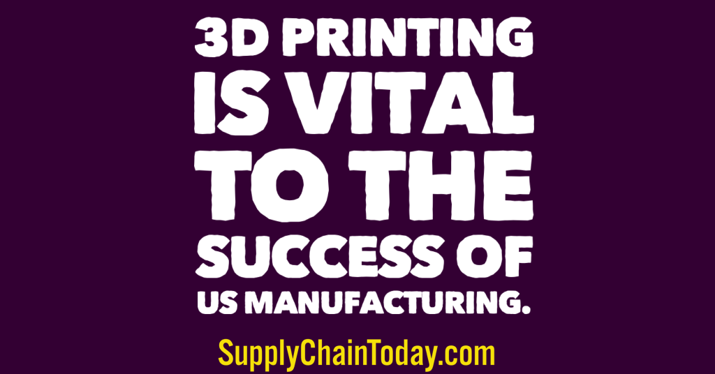 3D Printing US manufacturing