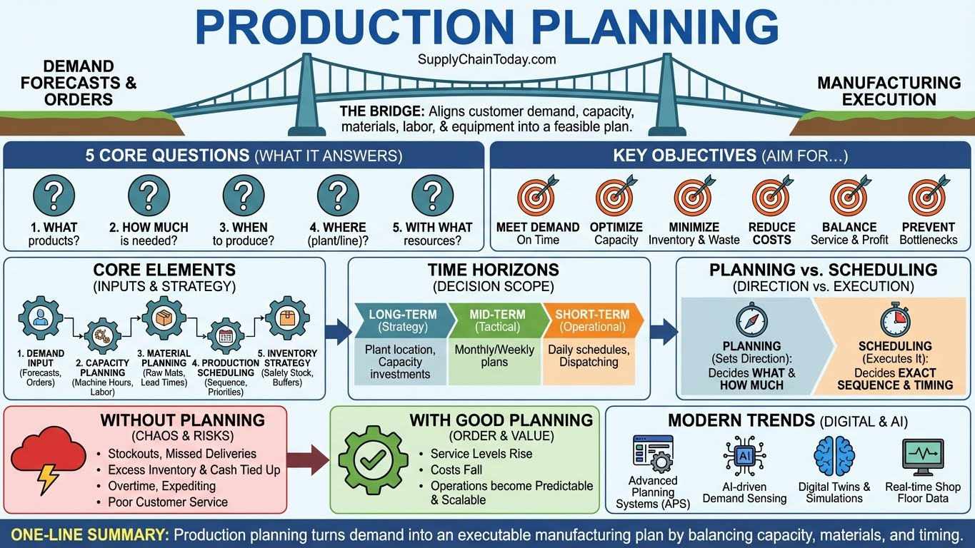 What is Production Planning.