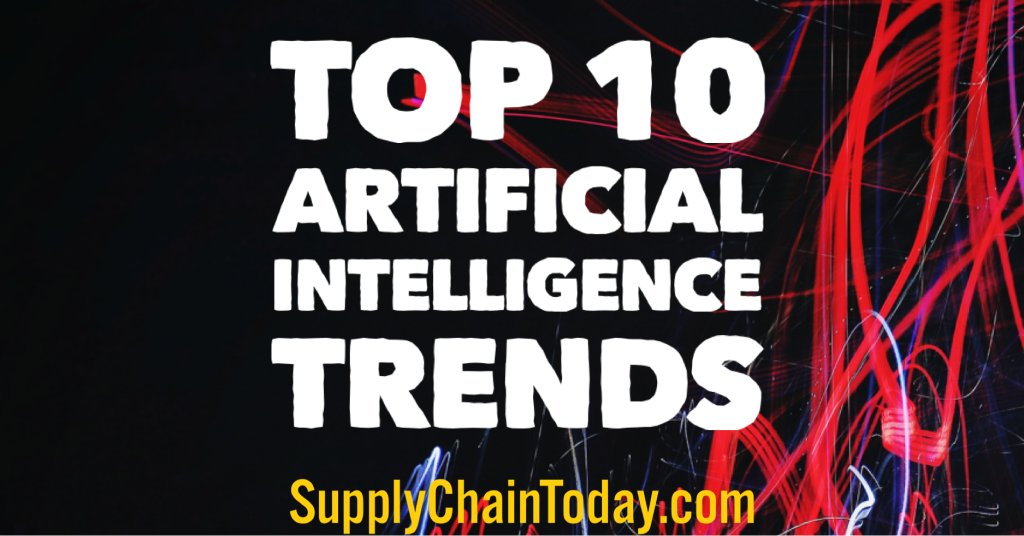 top 10 artificial intelligence trends