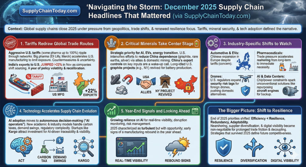 SCM News December 2025: Supply Chain Headlines That Matter.