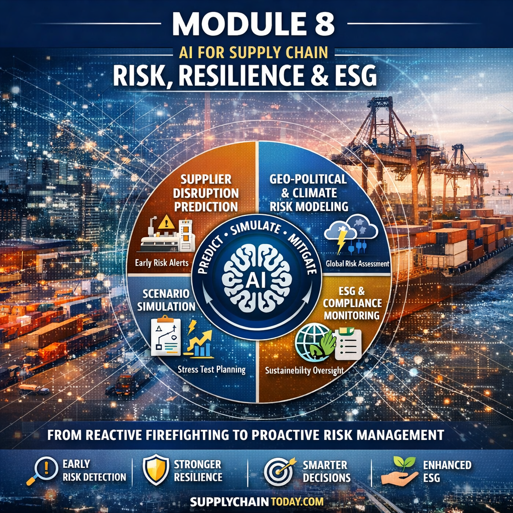 AI for Supply Chain Risk, Resilience & ESG. From Reactive to Proactive ...