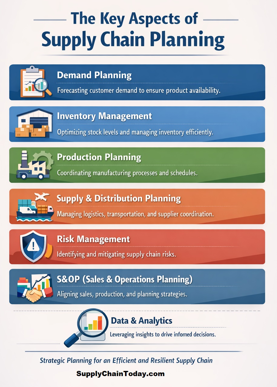 Key Components of Supply Chain Planning with Examples.