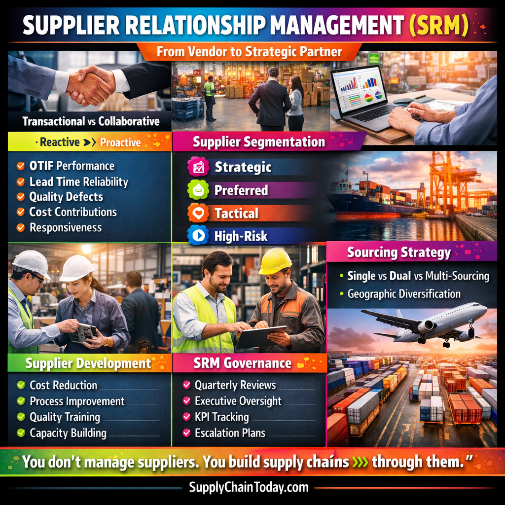 Supplier Relationship Management (SRM): From Vendor to Partner.